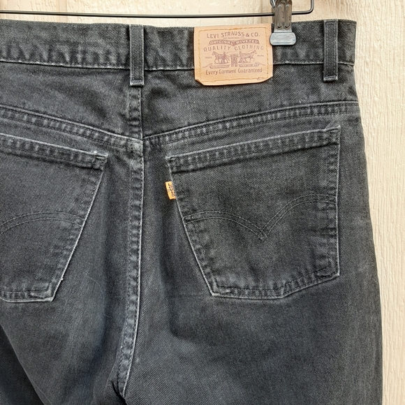 Levi Black Vintage Boyfriend Mom Jeans - Picture 4 of 7